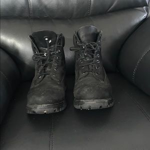 Timberland boots all black size 10 used condition